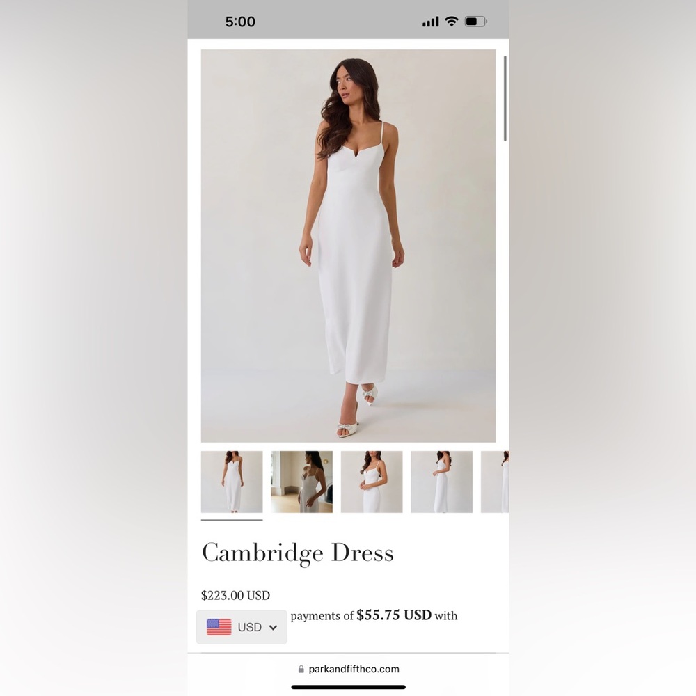 Park and Fifth Cambridge Dress, Size M